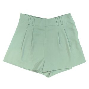 PARKER Green High Waist Dressy Shorts Small